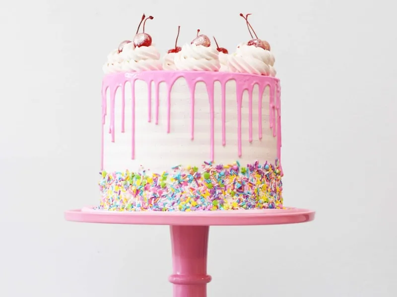 Vanilla Bean Birthday Cake